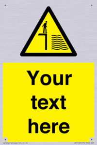 Custom Deep Water Sign